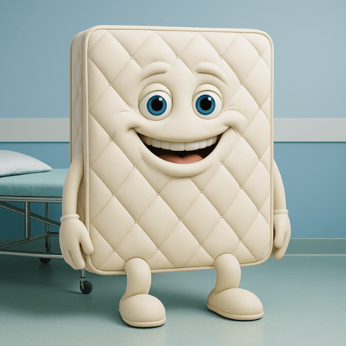 Clean, healthy mattress after treatment